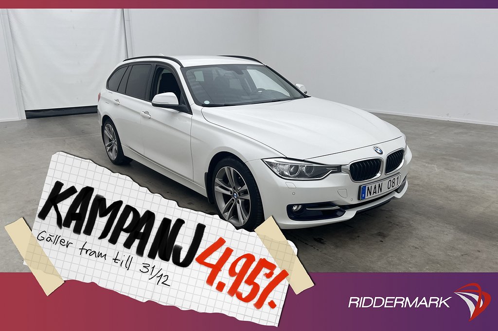 BMW 328 i Touring 245hk Sport line En-Brukare H 4,95% Ränta