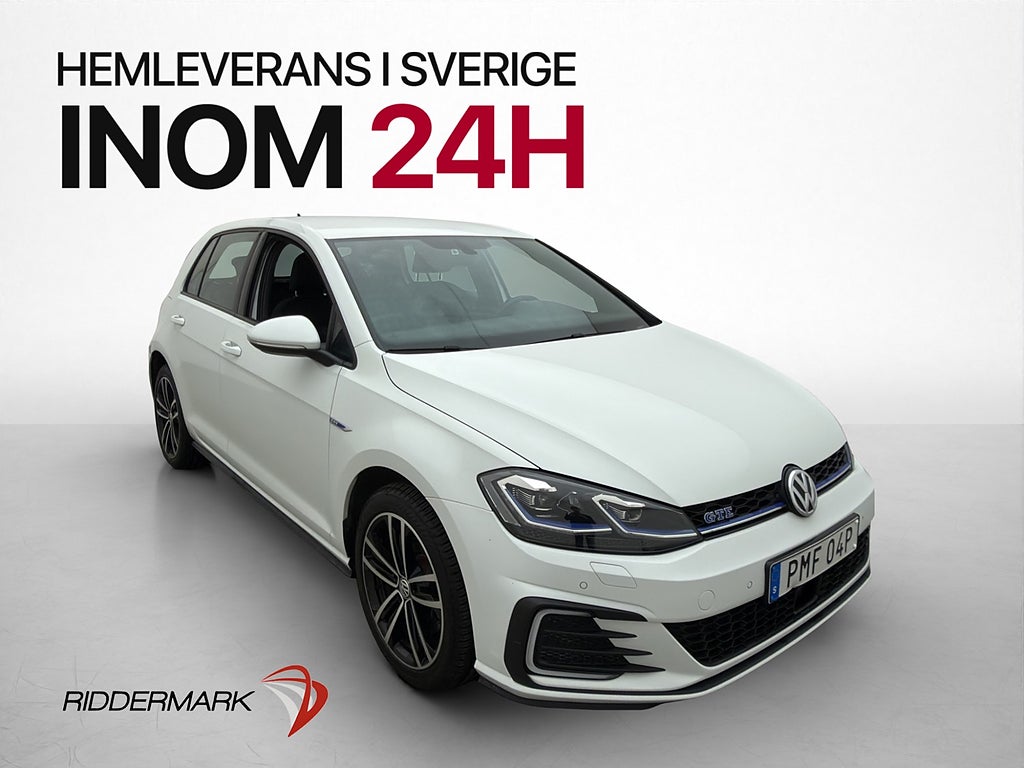 Volkswagen Golf GTE 204hk Digital cockpit Värmare Nyservad