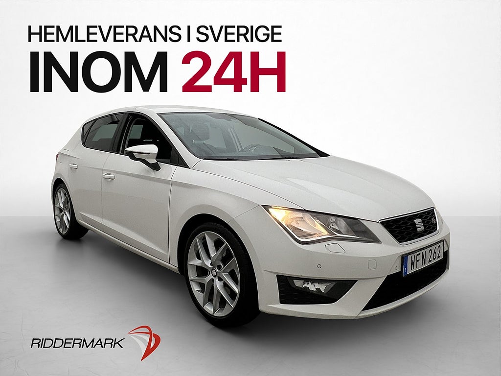 Seat Leon 1.4 TSI 150hk FR Senssorer CarPlay Halvskinn