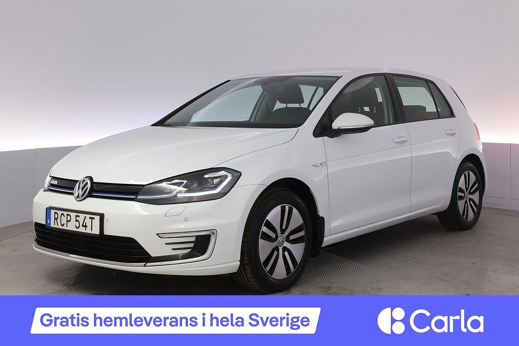 Volkswagen E-Golf 35,8 kWh Plus Cockpit Värmepump PDC
