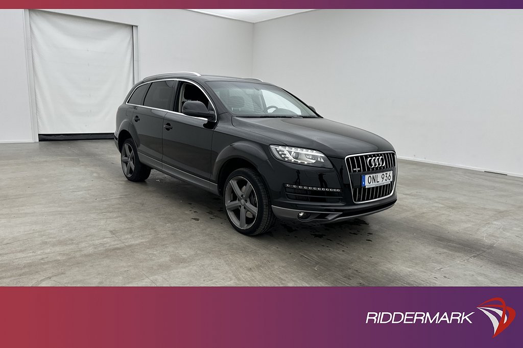 Audi Q7 3.0 TDI V6 Quattro 7-sits Värmare 4-Zons Dragkrok