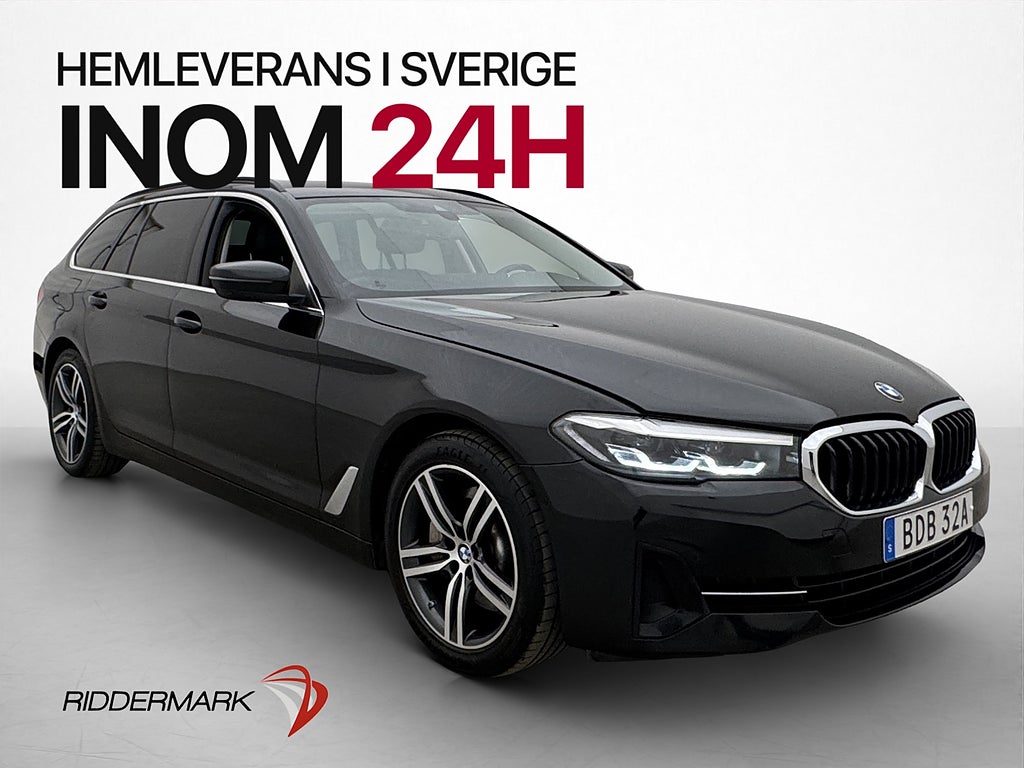 BMW 530e Touring 292hk Steptronic HiFi Kamera Halvskinn