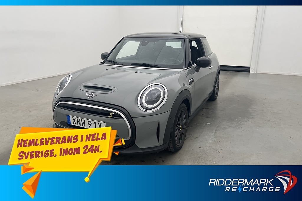 MINI Cooper S E 184hk Kamera H/K Värmepump Halvskinn HUD