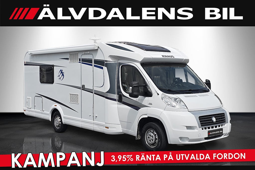 Knaus 700 Sky Ti 150hk, Låga långbäddar, Fukttestad, Nyservad, 3500kg
