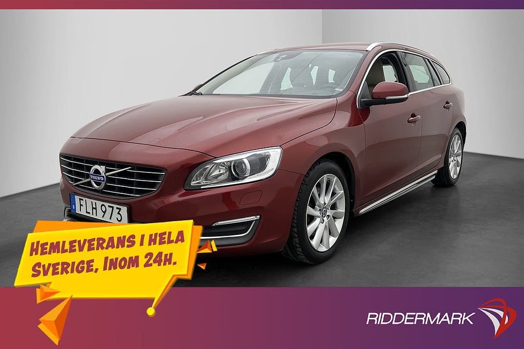 Volvo V60 D3 Summum VOC Värmare Skinn Drag Kamrem-Bytt