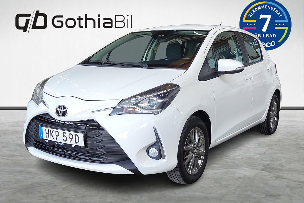 Toyota Yaris 5-dörrar 1.5 VVT-iE Active Backkamera Farthållare AC