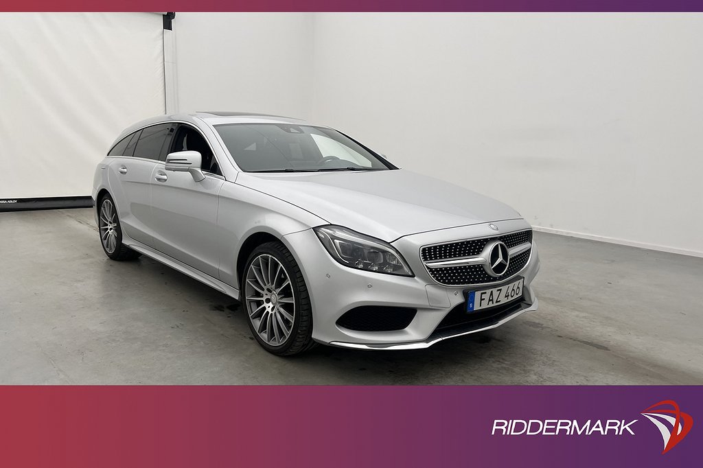 Mercedes-Benz CLS 350 d 4M AMG Värm H/K Taklucka 360 CarPlay