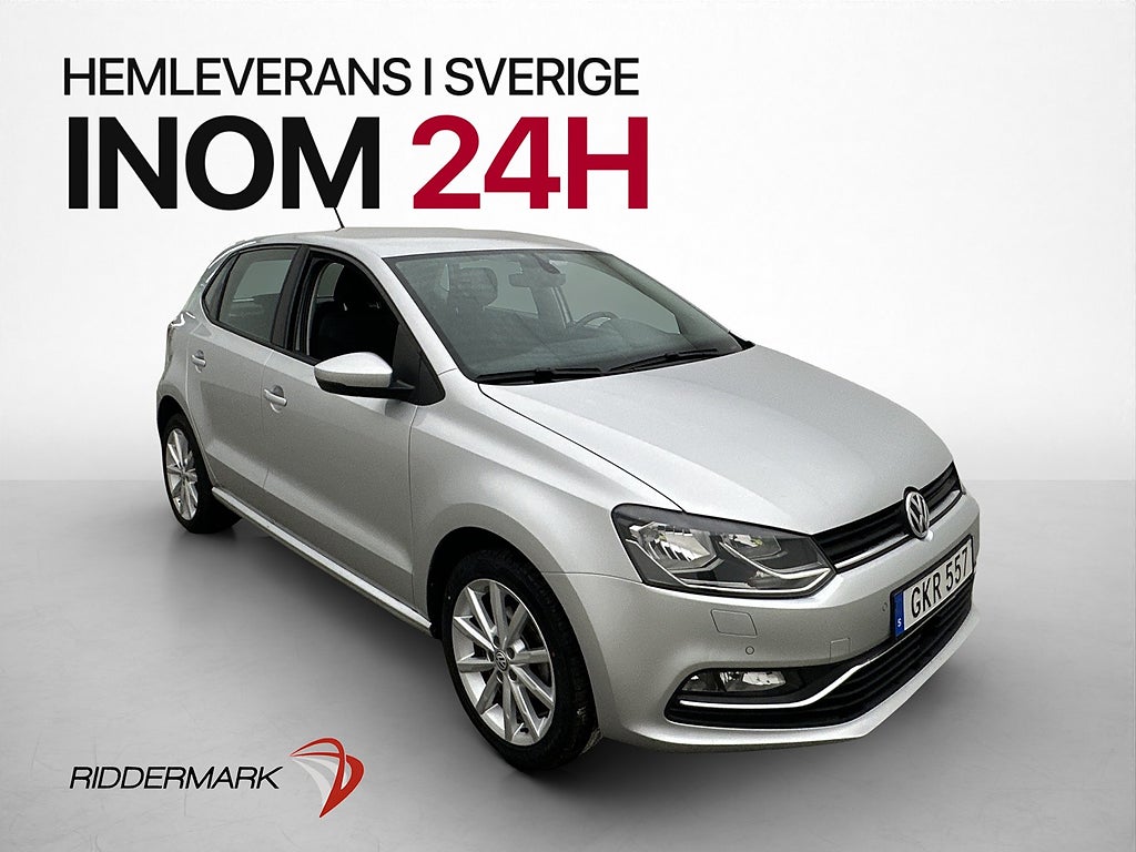 Volkswagen Polo TSI 90hk Masters Plus Farthållare 3-Brukare