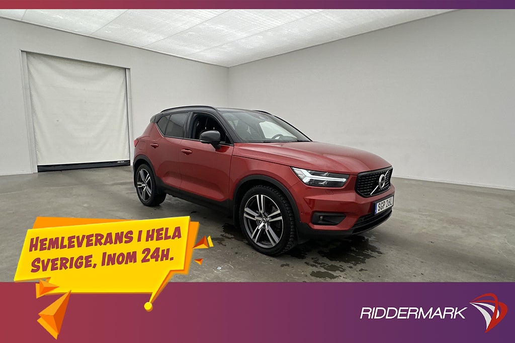 Volvo XC40 Recharge T5 262hk R-Design Pano H/K Drag 360° VOC