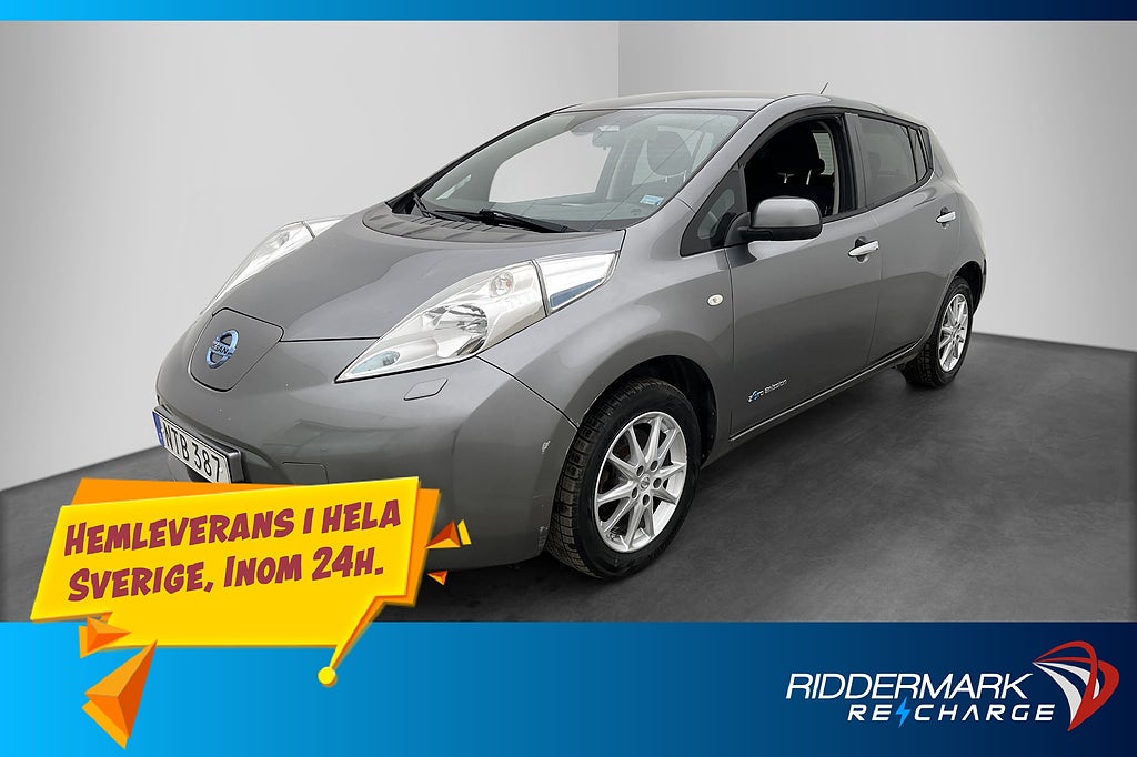 Nissan Leaf 24 kWh 109hk Kamera Navigation Rattvärme