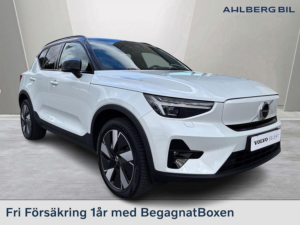 Volvo XC40 Recharge Single Motor Extended Range Plus, Klimatpaket, Dragkrok