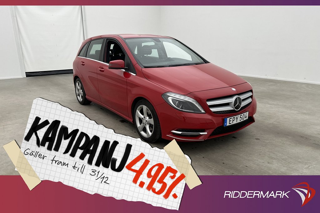 Mercedes-Benz B 180 CDI 109hk Sport Kamera Ha 4,95% Ränta