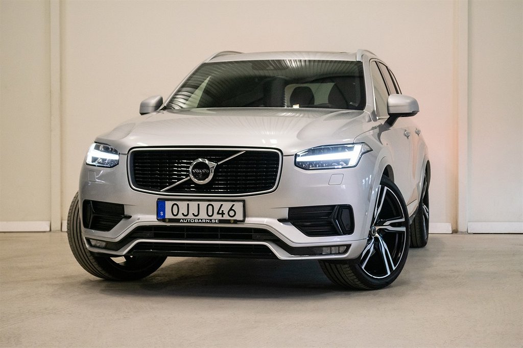 Volvo XC90 D5 AWD 7-sits R-Design Pano Bowers HuD 360° 235hk