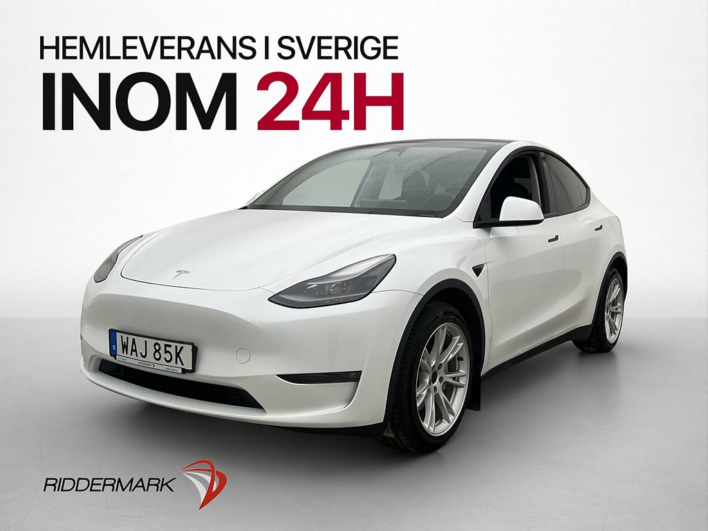 Tesla Model Y Long Range AWD Parkeringsklimat Drag MOMS