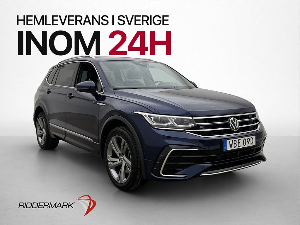 Volkswagen Tiguan Allspace 4M R-Line 7-Sits Cockpit D-Värm