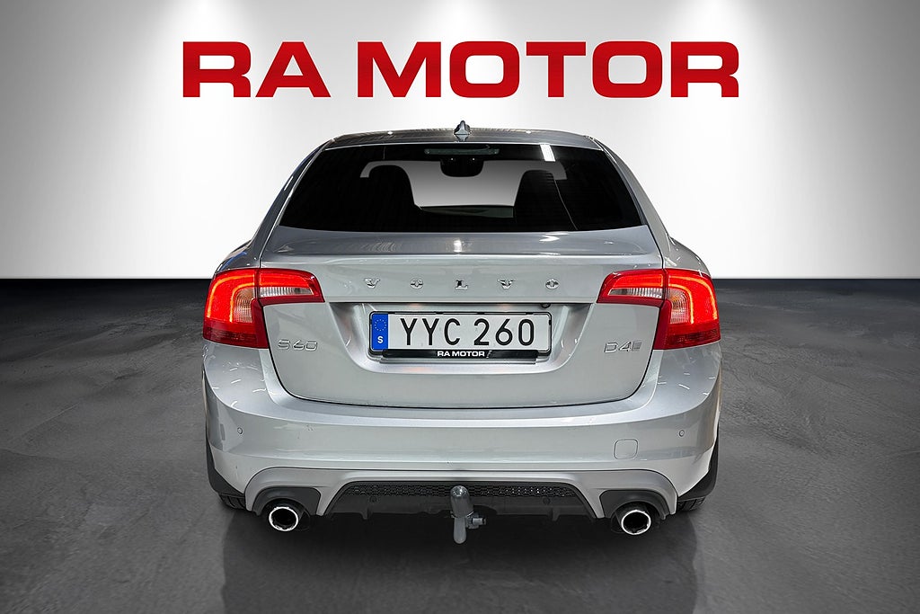 Volvo S60 D4 190hk R-Design |Drag|VOC|HK ljud|Kamera|Navi|