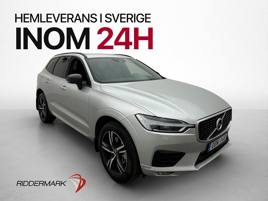 Volvo XC60 B4 AWD R-Design VOC Kamera Värm Drag CarPlay