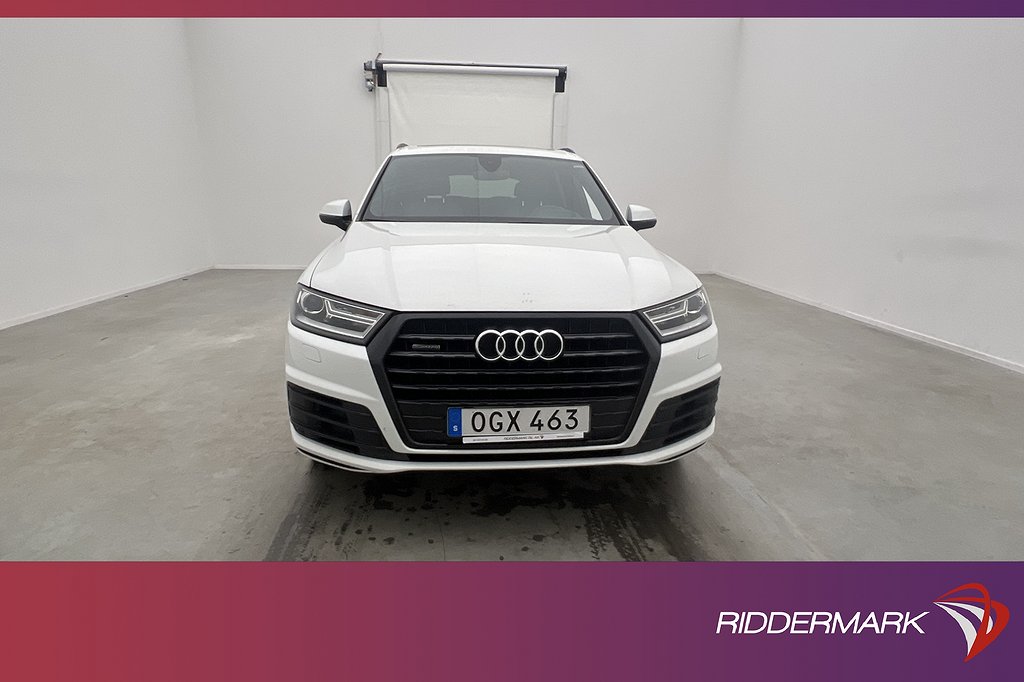 Audi Q7 3.0 TDI QS-Line 7-Sits D-Värm Pano Cockpit Bose