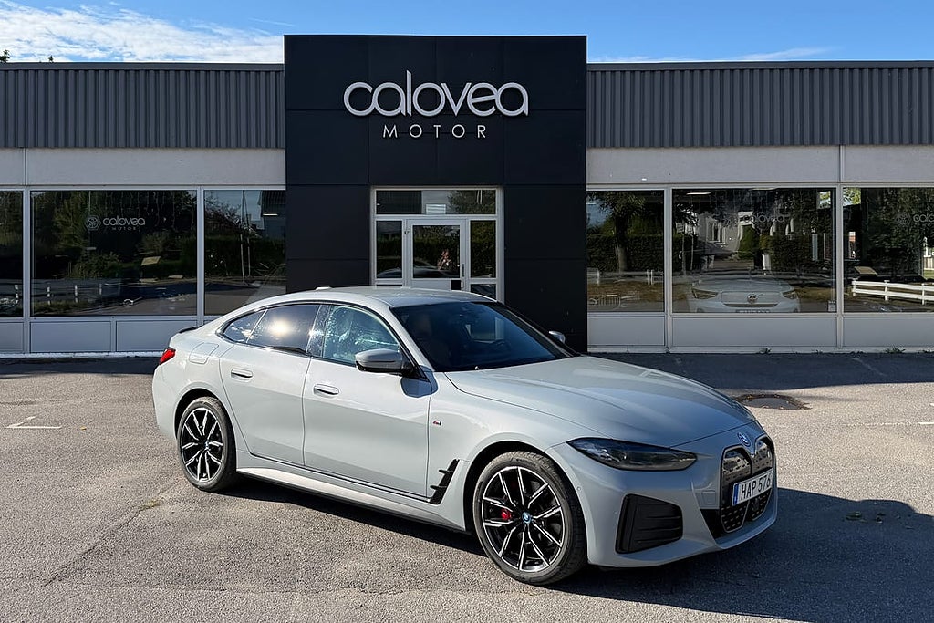 BMW i4 eDrive40 M Sport Pro 340hk - Helskinn, 360, Elstolar