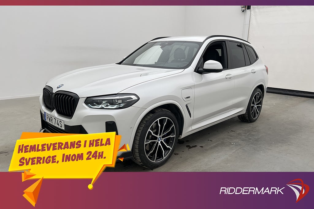 BMW X3 xDrive30e M Sport HiFi Kamera Skinn Gesture Dragkrok