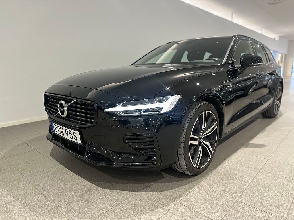 Volvo V60 Recharge T6 R-Design, Dragkrok, Backkamera