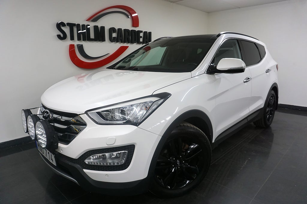 Hyundai Santa Fe 2.2 CRDi 4WD 197hk Premium Panorama Kamera D,kro Läder