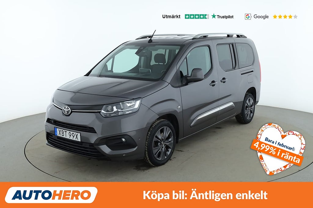 Toyota ProAce City Verso 1.2 T 7 Sits / HUD, ACC, CarPlay