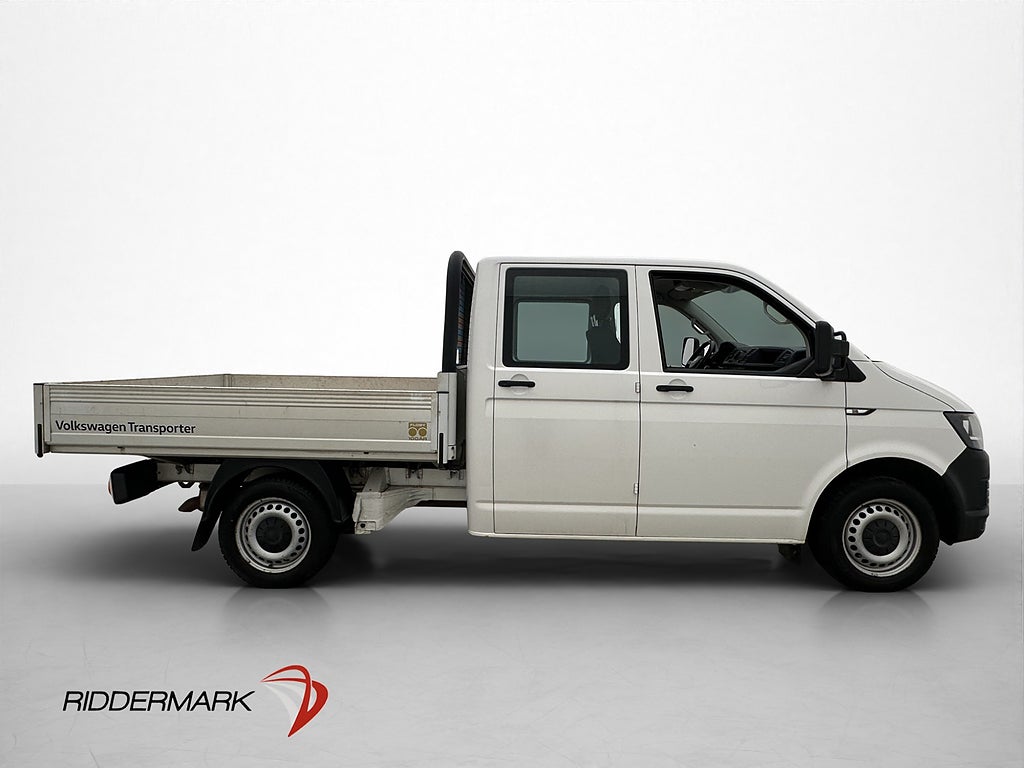 Volkswagen Transporter Dubbelhytt FLAKBIL Värm Drag 5-Sits