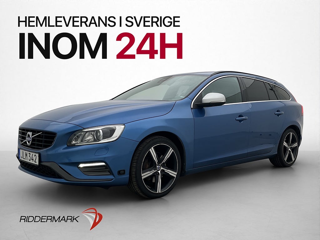 Volvo V60 D4 AWD R-Design Värmare Navi Kamera Rattvärme Drag