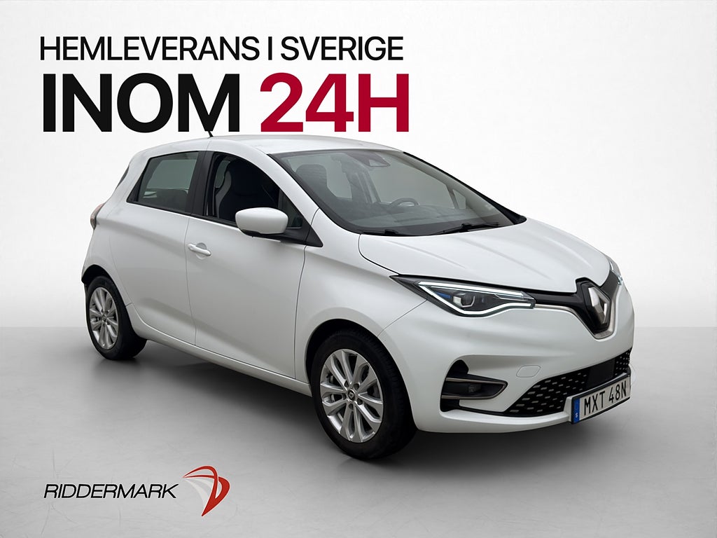 Renault Zoe R110 52 kWh Friköpt Batteri P-Senssorer Navi
