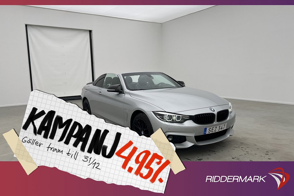 BMW 430 i xDrive Convertible M Sport M&K-Värm Hi 4,95% Ränta