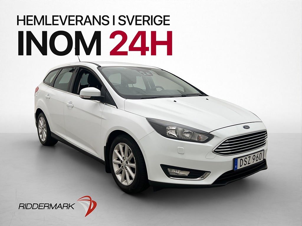 Ford Focus 1.5 TDCi Titanium Drag Endast 0,38l/mil ISOFIX