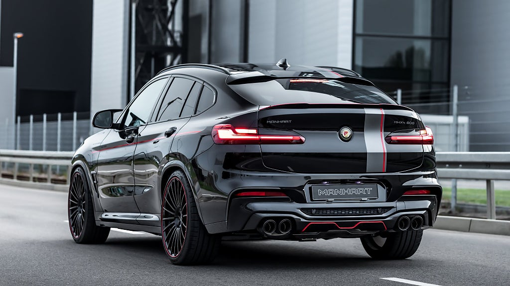 Manhart MHX4 600 har trimmats så att den levererar 125 fler hästkrafter än standardversionen av BMW X4 Competition. Foto: Manhart