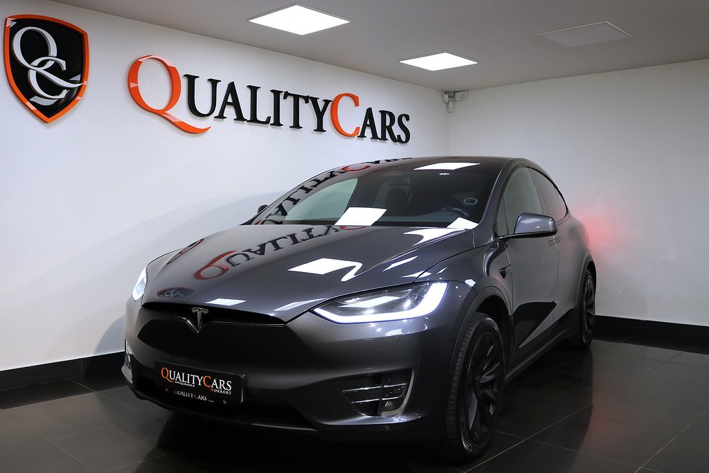 Tesla Model X 75D/ 6-sits / Drag / Pano / SV-såld / 