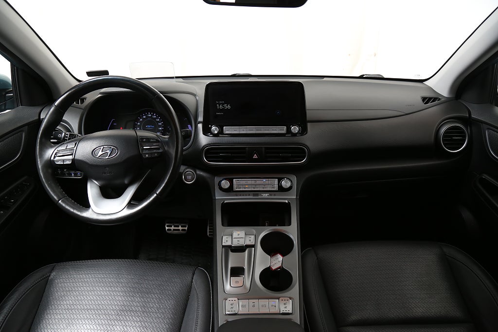 Hyundai Kona Electric 64 kWh Premium 204hk Skinn Navi 1ägare 2020