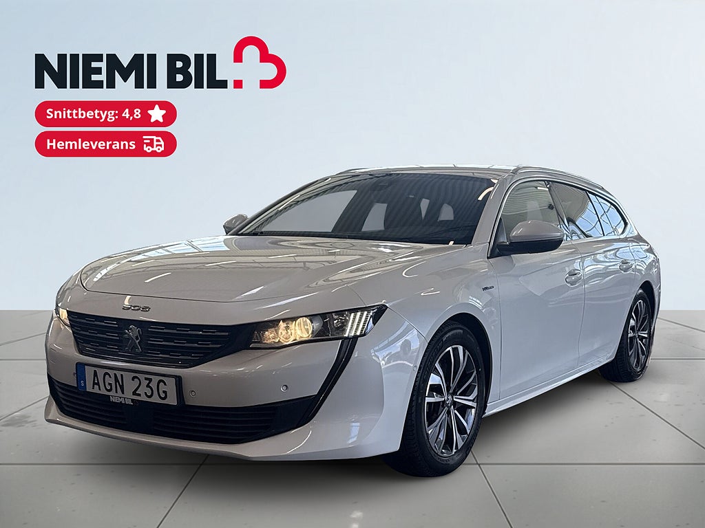 Peugeot 508 SW Hybrid EAT S&V-Hjul/Drag/Kamera/Carplay/Keyless/MOMS