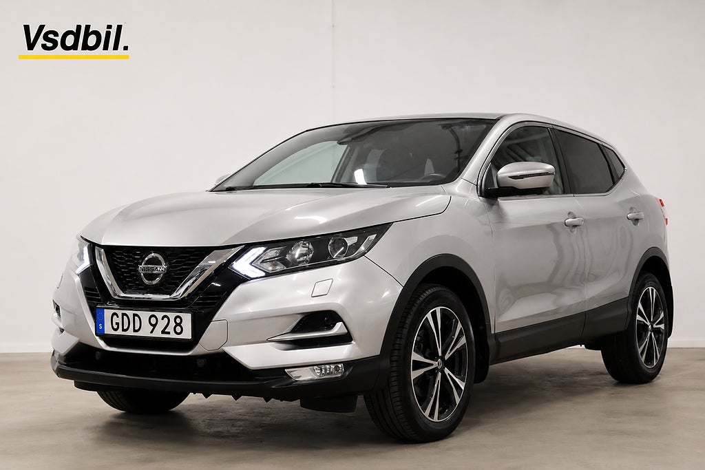 Nissan Qashqai 1.2 AUT LÅGMIL LÅG SKATT DRAGKROK 360/KAMERA GPS EURO 6
