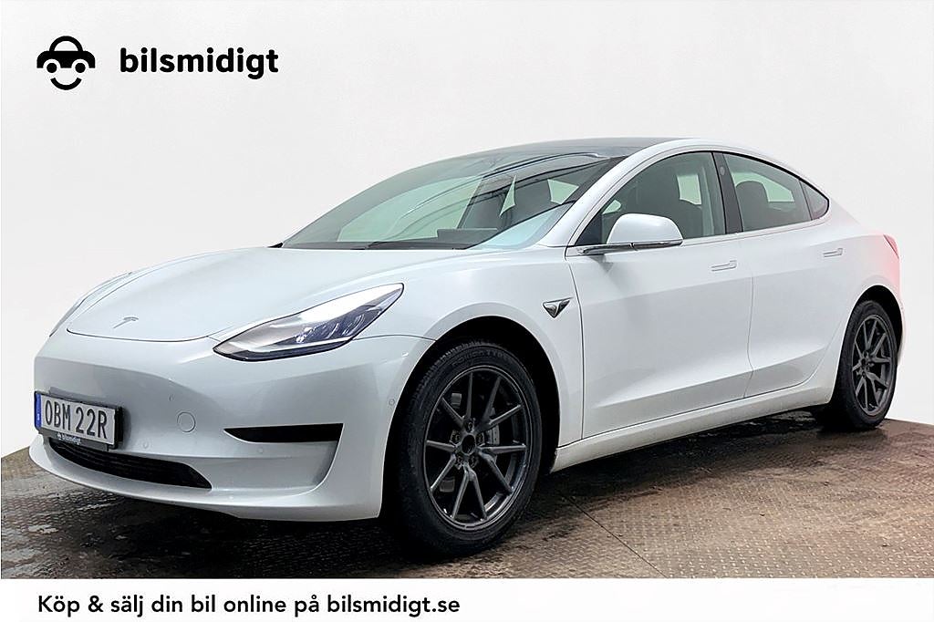 Tesla Model 3 SR+ CCS Pano Nav Kamera Läder Premiumljud MOMS 258hk