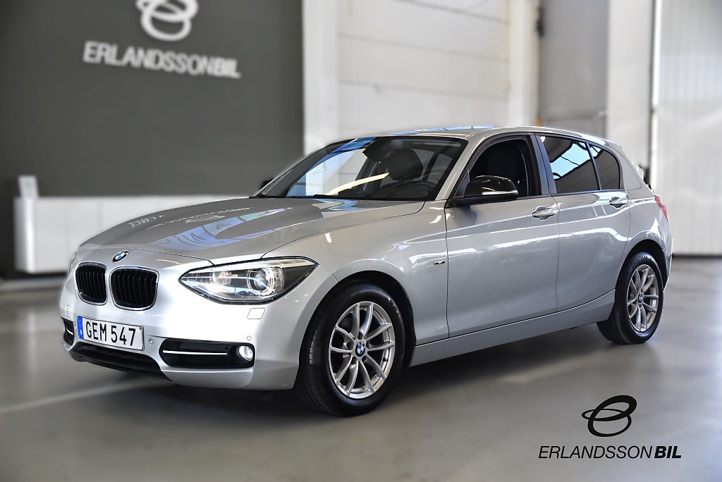 BMW 118d 5-dörrars Steptronic Sport line NYSERVAD P-SEN DRAGKROK
