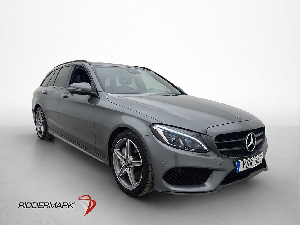 Mercedes-Benz C 350 T e 279hk AMG Pano Burm Värm Drag Kamera