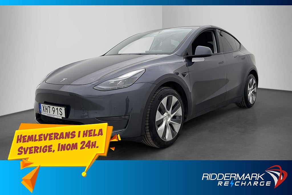 Tesla Model Y Long Range AWD Värmepump Autopilot Drag MOMS