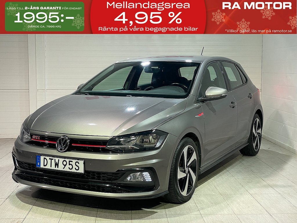 Volkswagen Polo GTI 2.0 | 200hk | PDC | Beats | Låga mil 2019