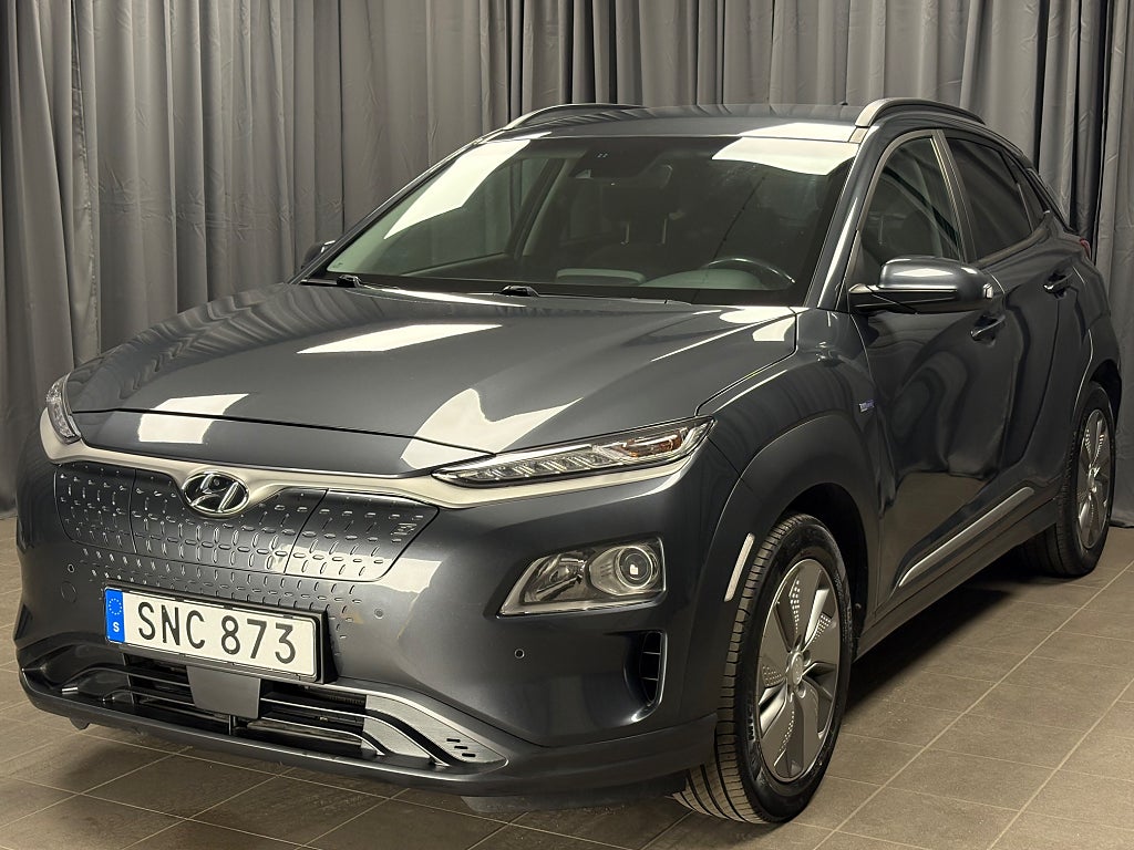 Hyundai Kona Electric 64 kWh | Essential | Trend | Moms | 204hk