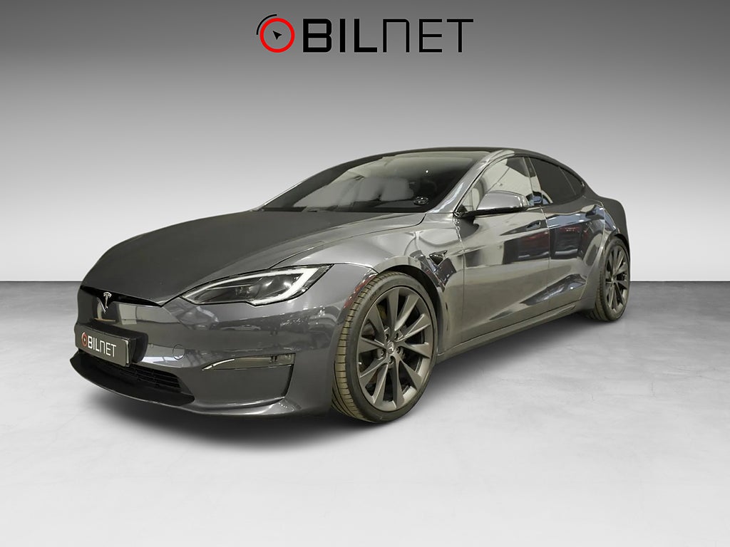 Tesla Model S 670hk Yoke Moms 21" Turbine Sv-Såld
