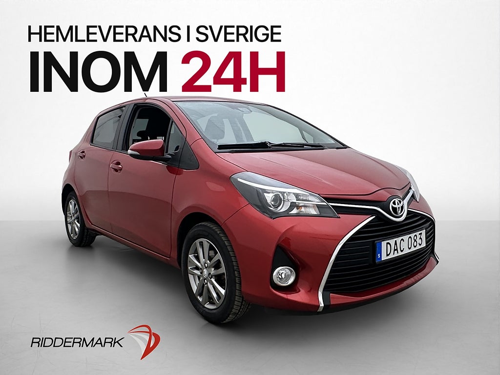 Toyota Yaris 1.33 99hk Active Kamera Farthållare Lane-Assist