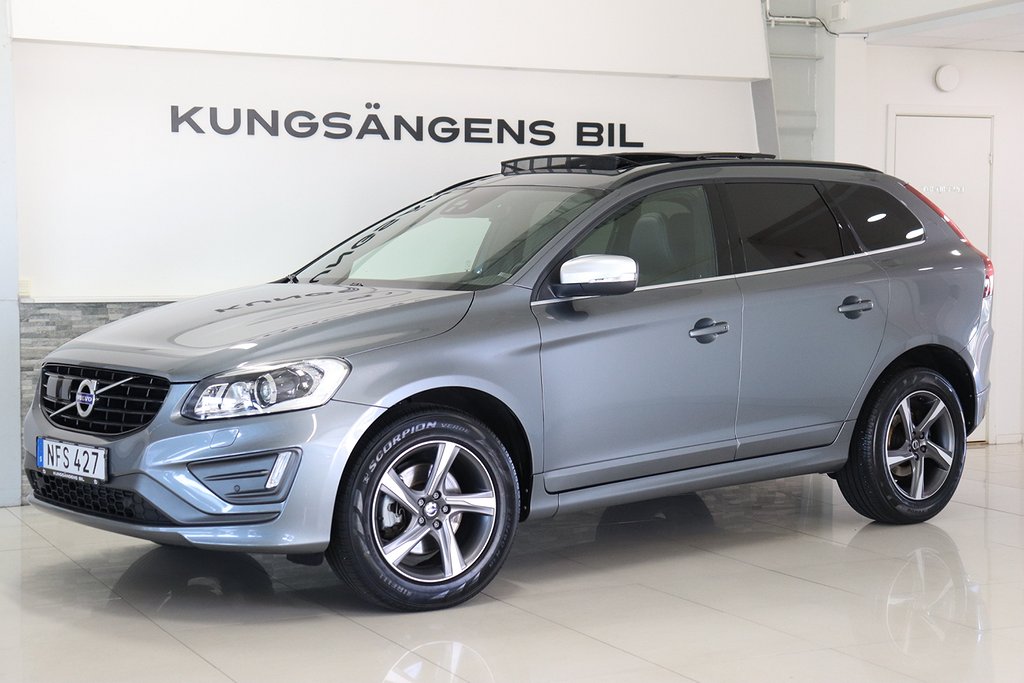 Volvo XC60 D4 AWD R-Design Pano Kamera Drag Värmare 190HK