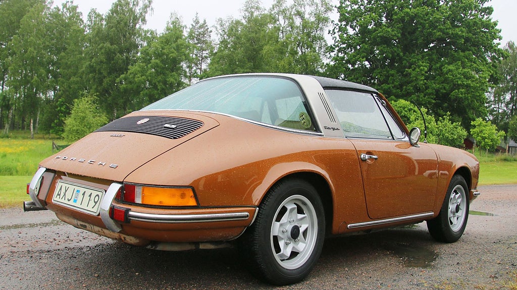 Totalt har Porsche 911 Targa rullat 5 357 mil. Foto Bilweb Auctions