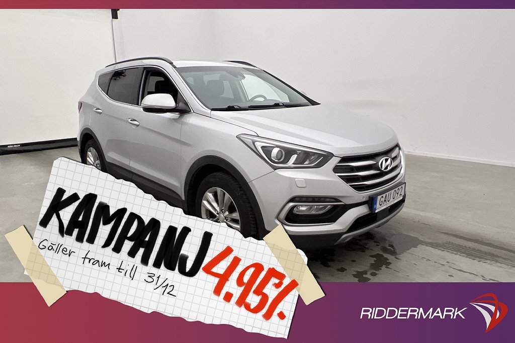 Hyundai Santa Fe 2.2 CRDi 4WD 200hk Premium 7-S 4,95% Ränta