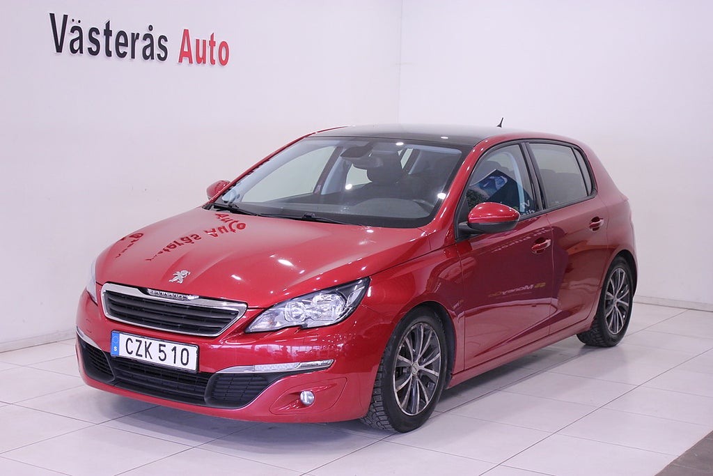 Peugeot 308 1.6 THP Active Panorama 125hk Ny Besikt Euro 5