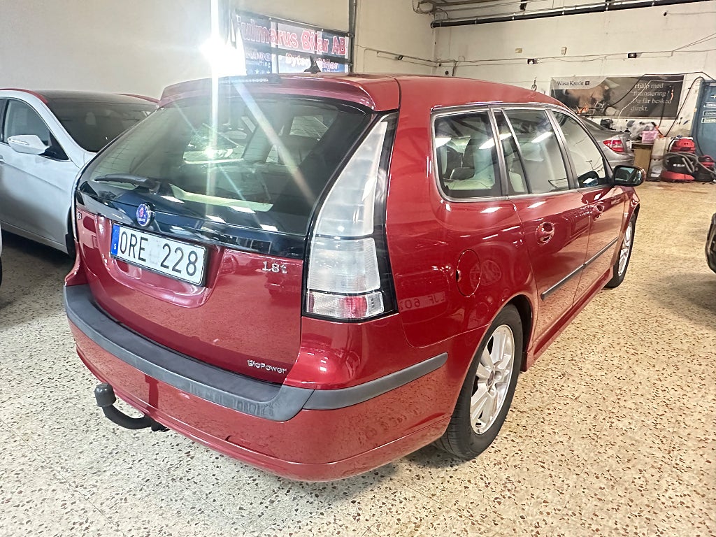 SAAB 9-3 SPORTCOMBI 1.8T 150CH - BIOPOWER ETHANOL - ENTRETIEN A JOUR - BVA - ATTELAGE - 129.130 KMS